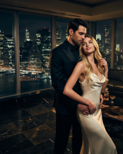 Image of attractive couple representing Dante and gina in the book Midnight Mafia: Dante by author Sass Green.